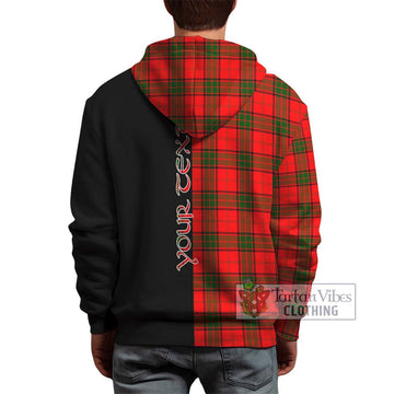 Maxwell Modern Tartan Hoodie with Family Crest and Half Of Me Style