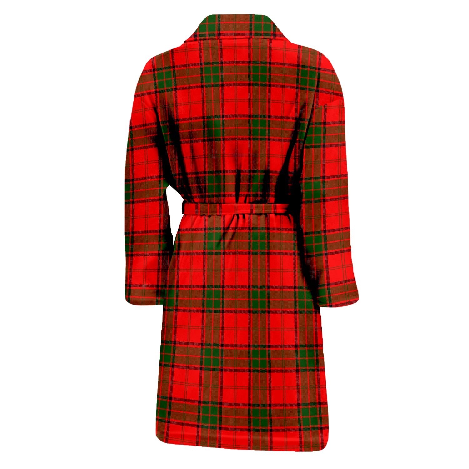 Maxwell Modern Tartan Bathrobe with Family Crest - Tartan Vibes Clothing