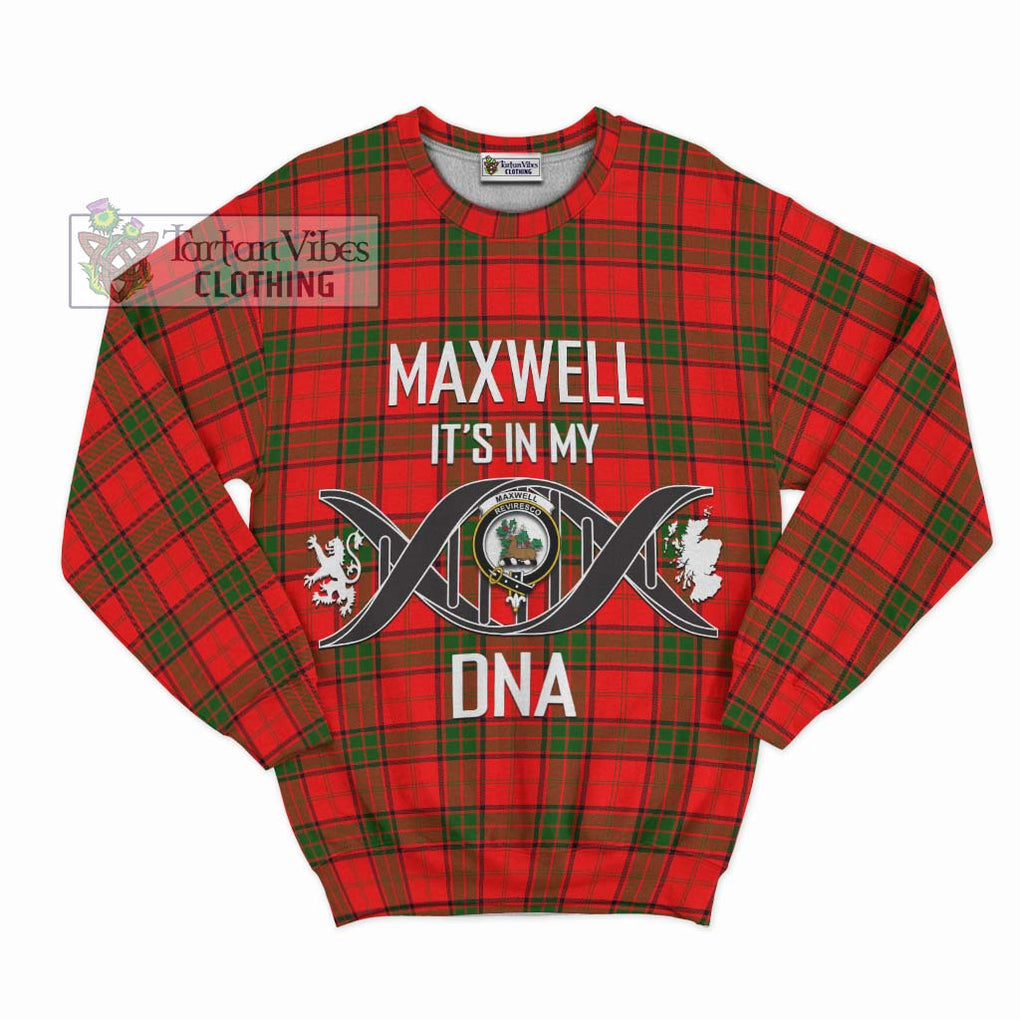 Maxwell Modern Tartan Sweatshirt with Family Crest DNA In Me Style - Tartanvibesclothing Shop