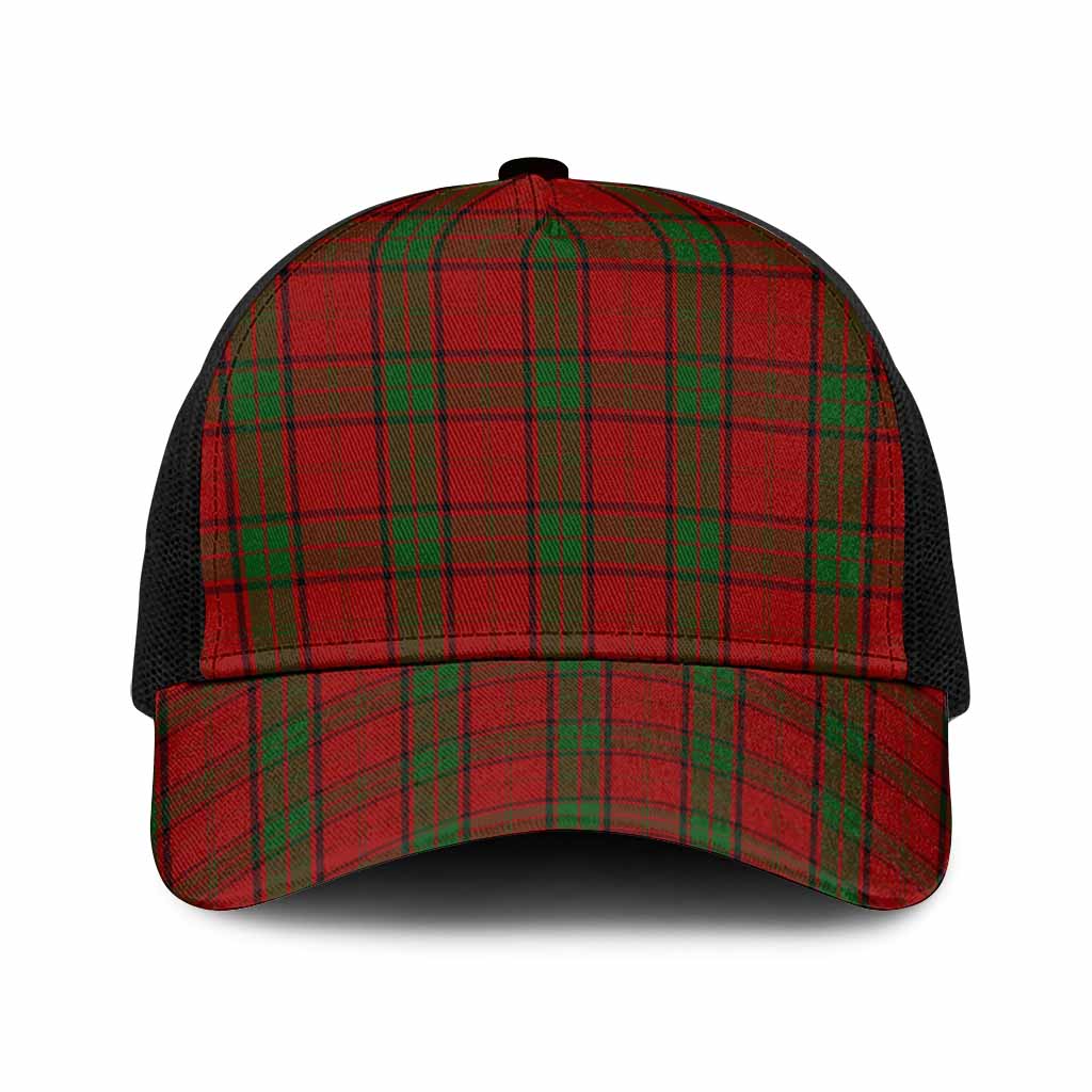 Maxwell Tartan Mesh Trucker Cap One Size (Adjustable) Black - Tartan Vibes Clothing