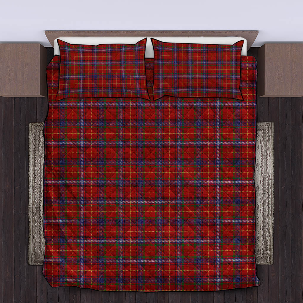 Maynard Tartan Quilt Bed Set King - Tartan Vibes Clothing