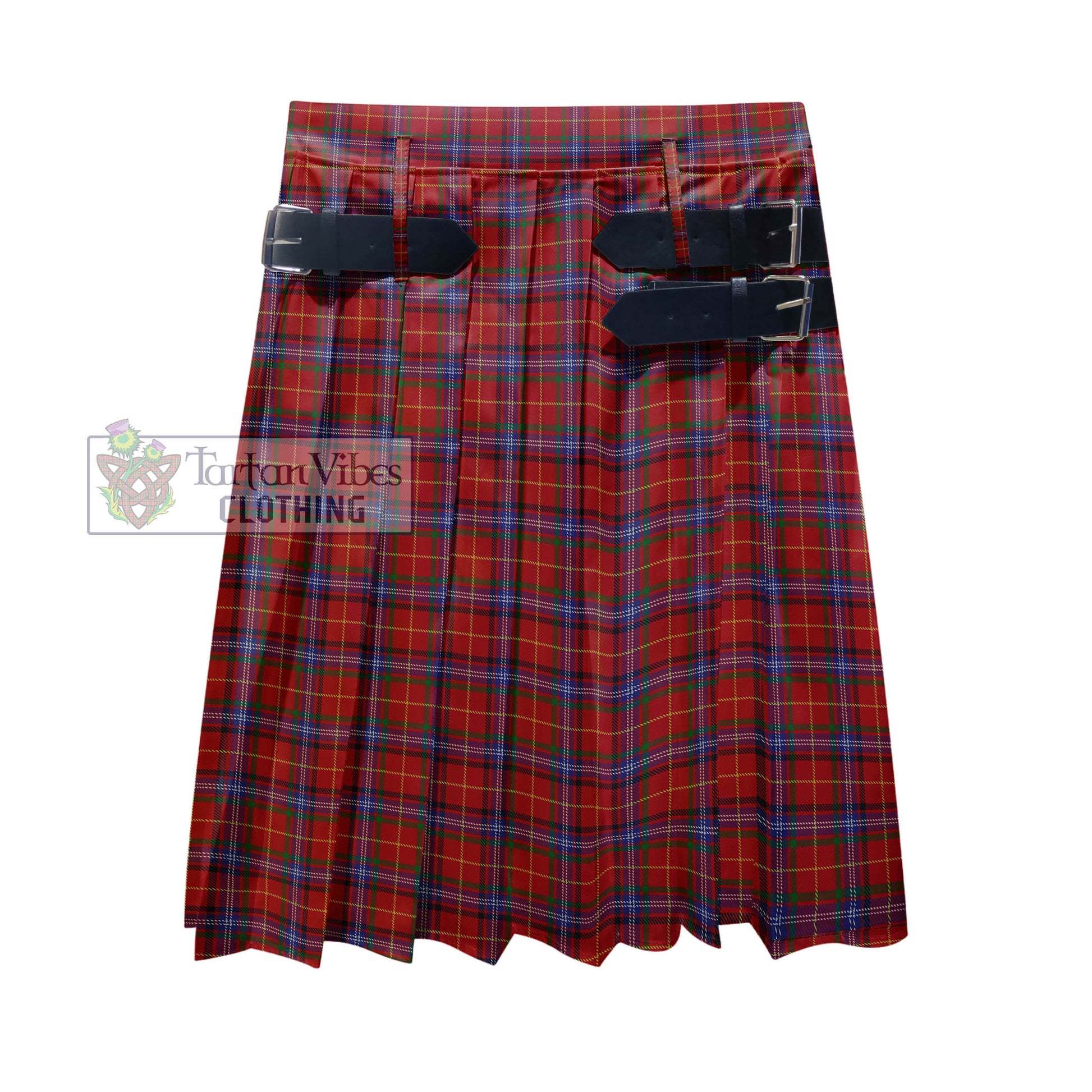 Tartan Vibes Clothing Maynard Tartan Men's Pleated Skirt - Fashion Casual Retro Scottish Style