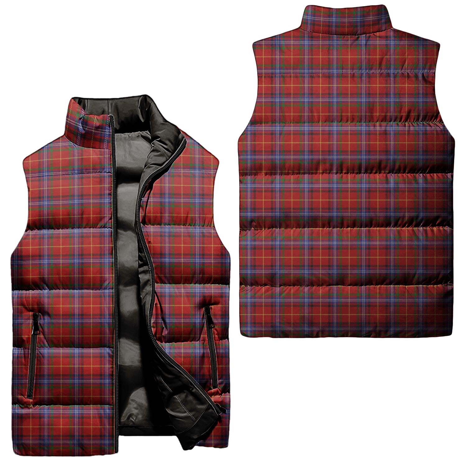 Maynard Tartan Sleeveless Puffer Jacket Unisex - Tartanvibesclothing