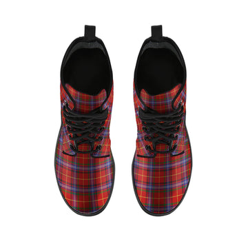 Maynard Tartan Leather Boots