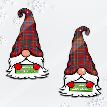 Maynard Gnome Christmas Ornament with His Tartan Christmas Hat