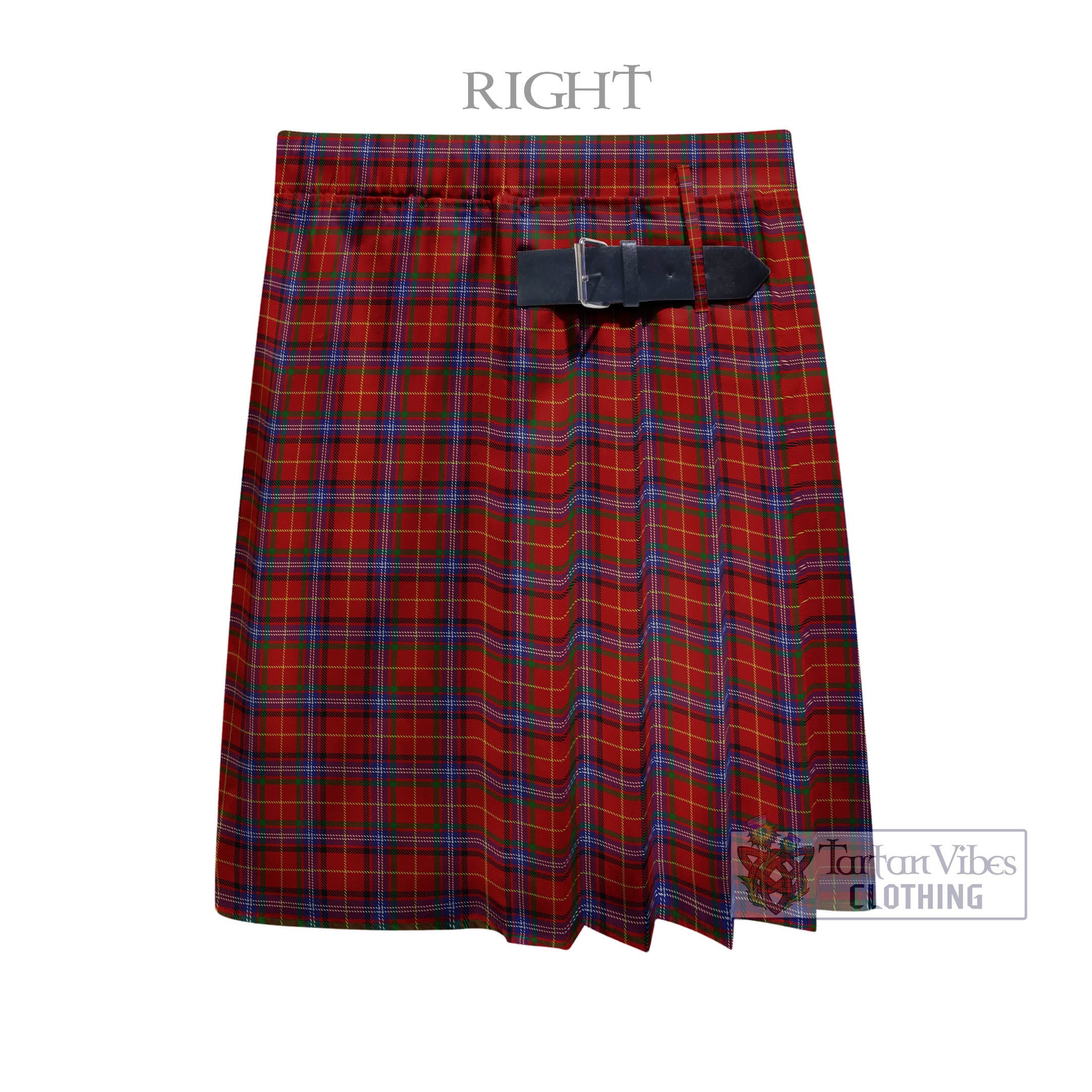 Tartan Vibes Clothing Maynard Tartan Men's Pleated Skirt - Fashion Casual Retro Scottish Style