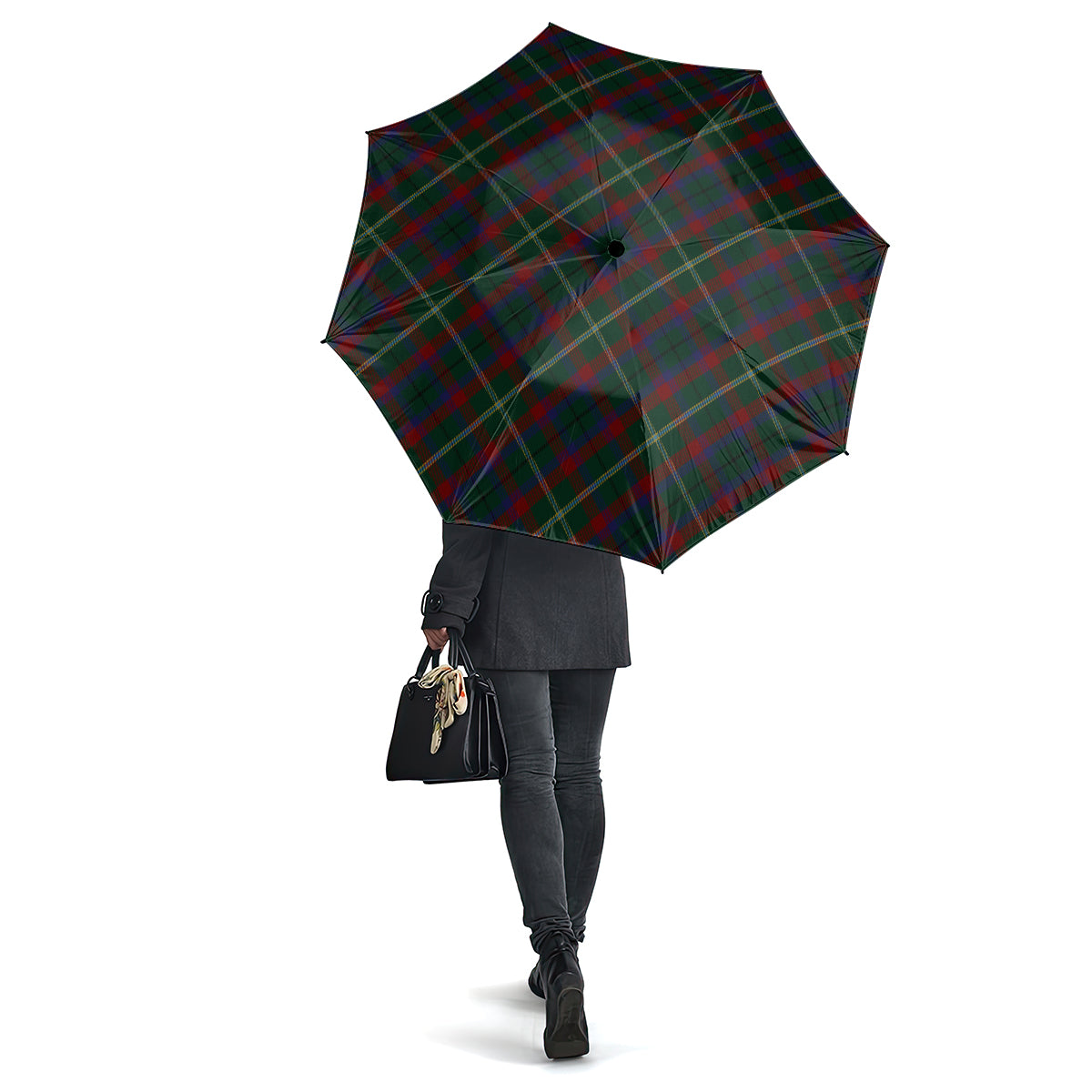 Mayo County Ireland Tartan Umbrella One Size - Tartanvibesclothing