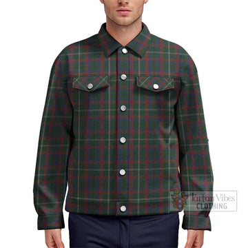 Mayo County Ireland Tartan Unisex Lapel Cotton Jacket