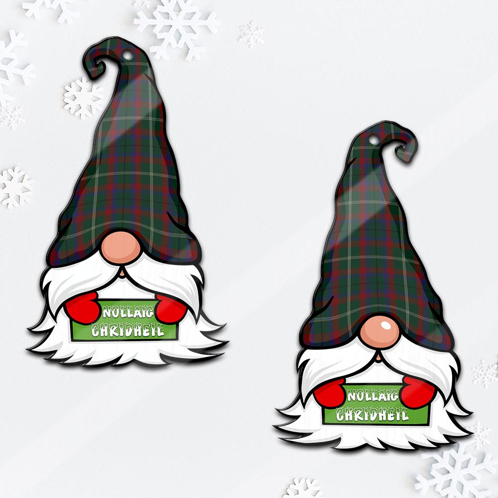 Mayo County Ireland Gnome Christmas Ornament with His Tartan Christmas Hat - Tartan Vibes Clothing