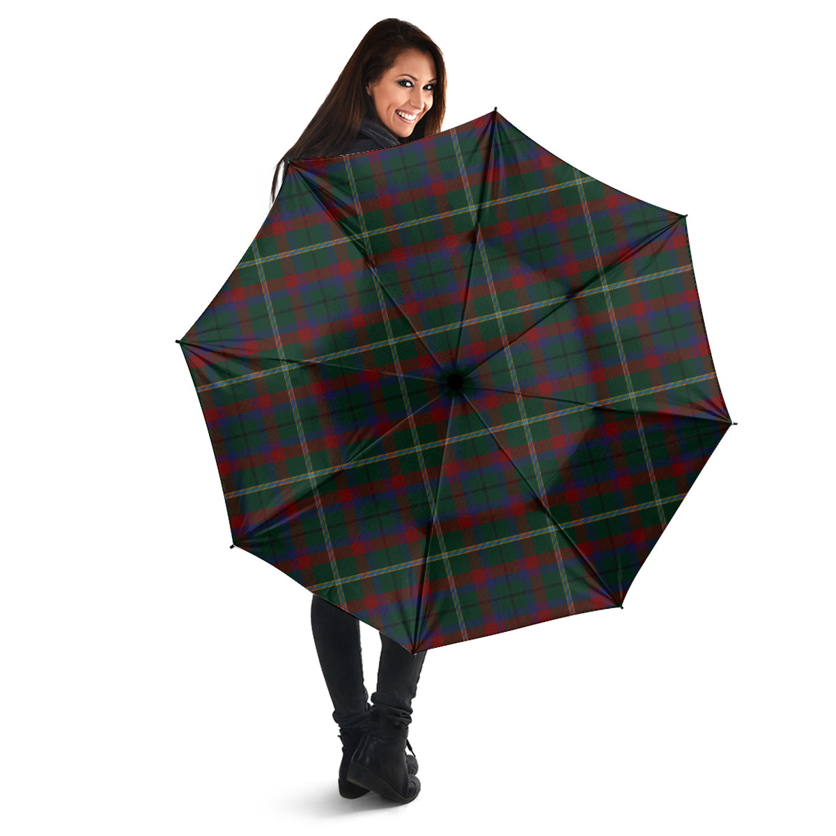 Mayo County Ireland Tartan Umbrella - Tartanvibesclothing