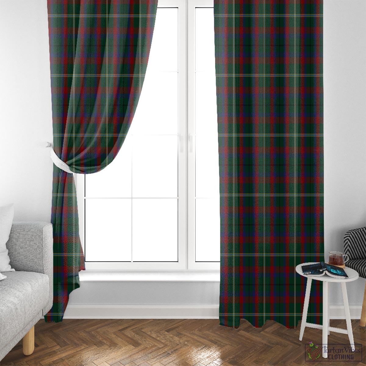 Mayo County Ireland Tartan Window Curtain