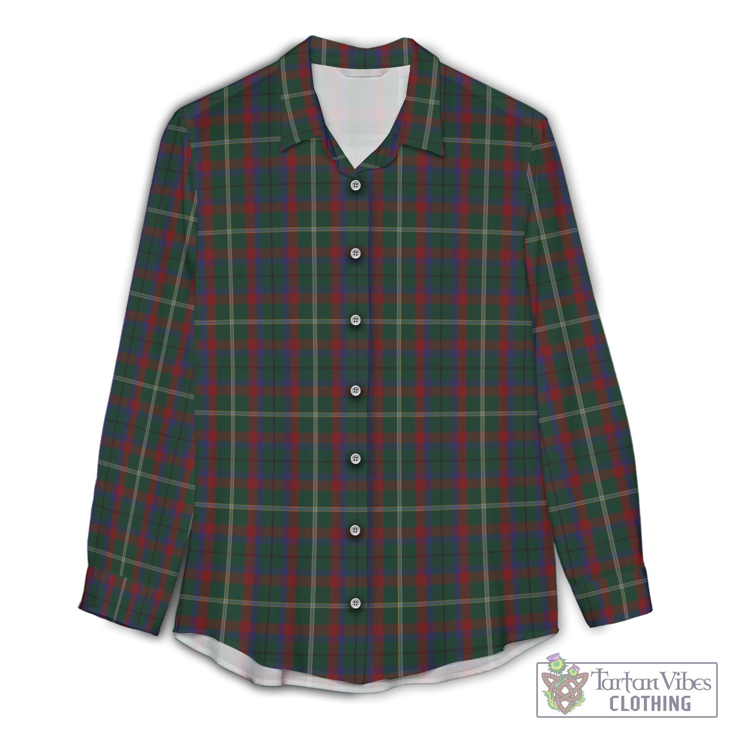 Mayo County Ireland Tartan Womens Casual Shirt