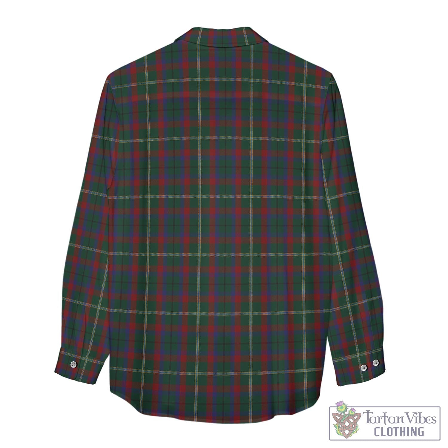 Mayo County Ireland Tartan Womens Casual Shirt