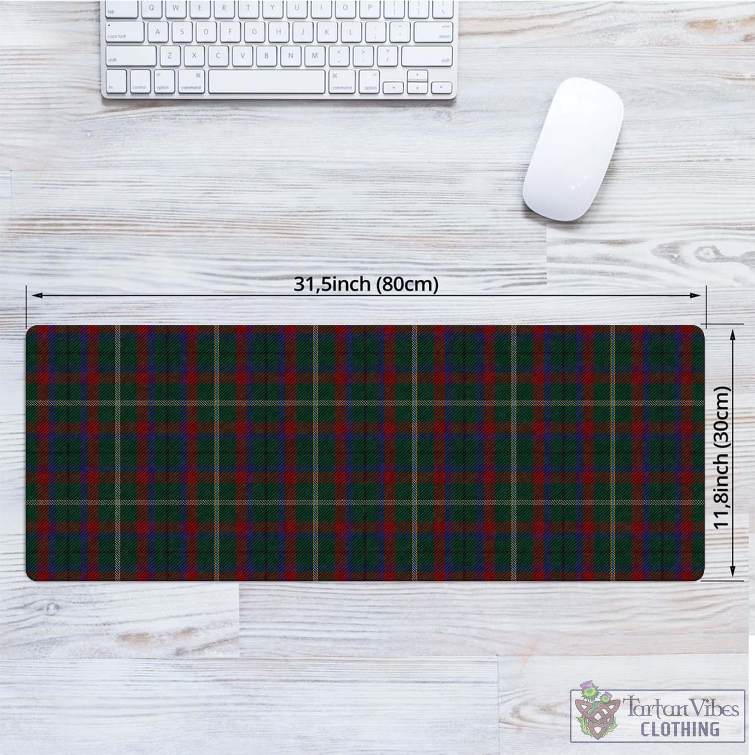 Tartan Vibes Clothing Mayo County Ireland Tartan Mouse Pad