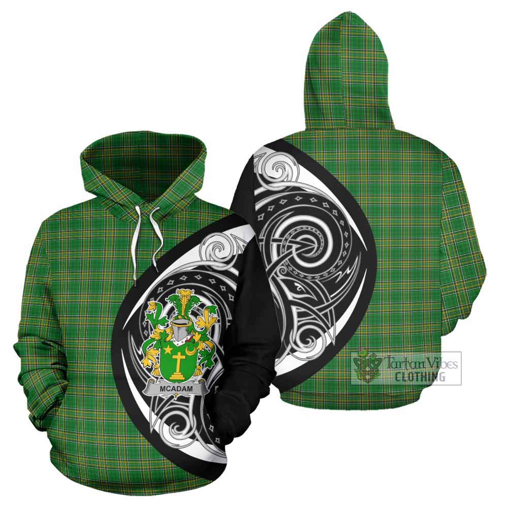 McAdam Irish Clan Hoodie Celtic Circle Style - Tartan Vibes Clothing