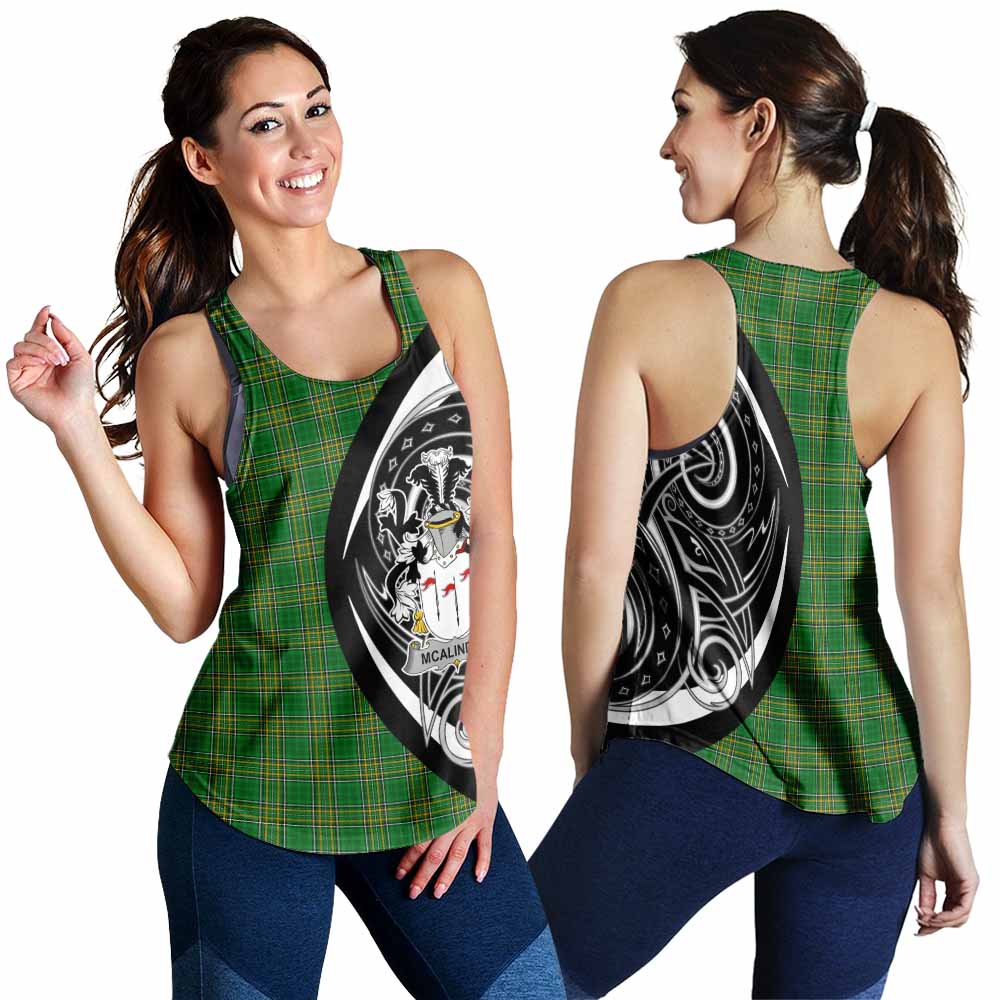 McAlindon Irish Clan Women's Racerback Tanks Celtic Circle Style 4XL - Tartan Vibes Clothing