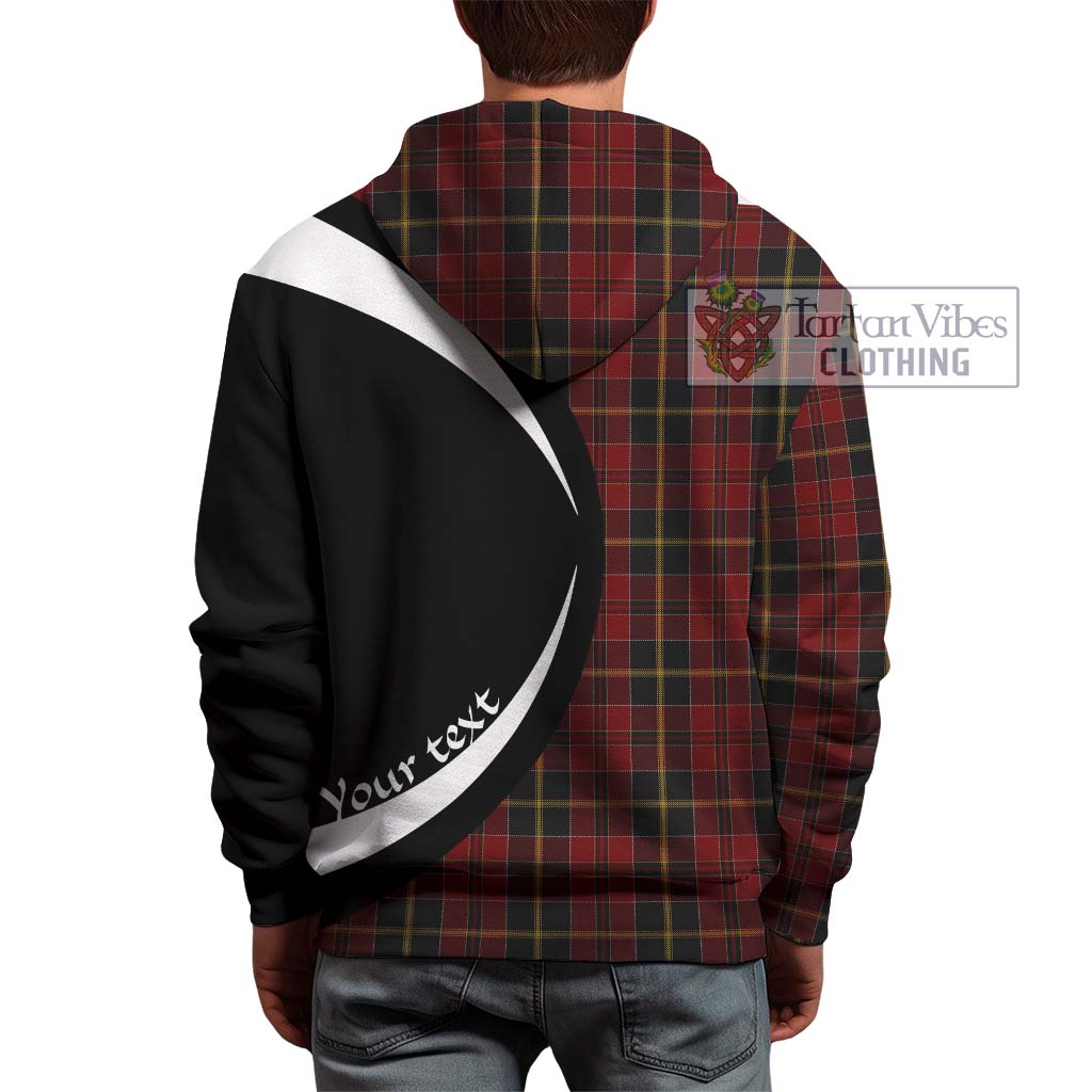 Tartan Vibes Clothing McAlister of Skye Tartan Hoodie with Family Crest Circle Style