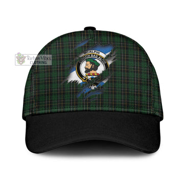 McAlpin Tartan Classic Cap with Family Crest In Me Style