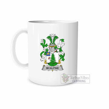 McAlpine Irish Clan Coat of Arms Ceramic Mug