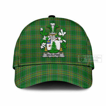 McAlpine Irish Clan Tartan Classic Cap with Coat of Arms