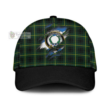 McArthur Modern Tartan Classic Cap with Family Crest In Me Style