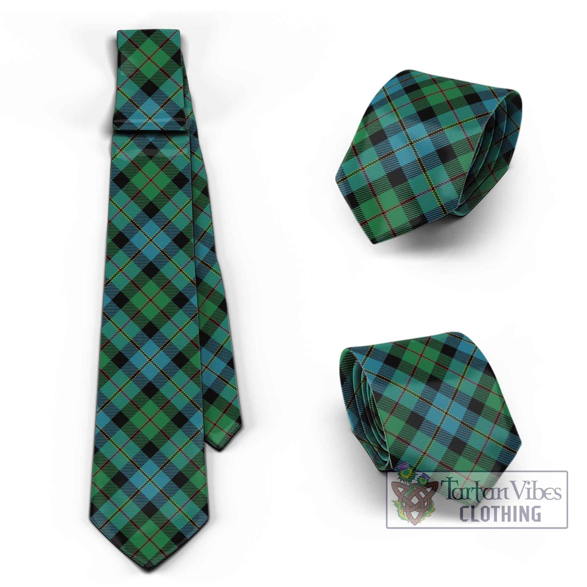 Tartan Vibes Clothing McAskill Ancient Tartan Classic Necktie Cross Style