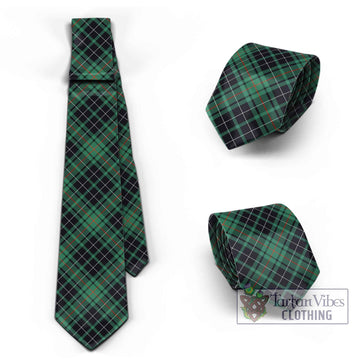 McAulay Hunting Ancient Tartan Classic Necktie Cross Style