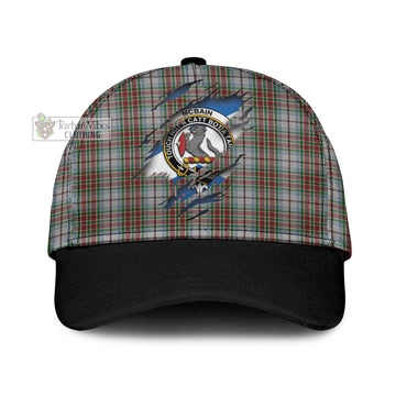 McBain Dress Tartan Classic Cap with Family Crest In Me Style