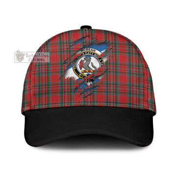 McBean Tartan Classic Cap with Family Crest In Me Style