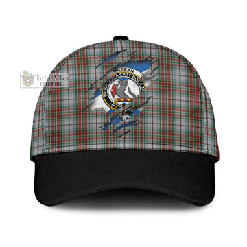 McBean Dress Tartan Classic Cap with Family Crest In Me Style