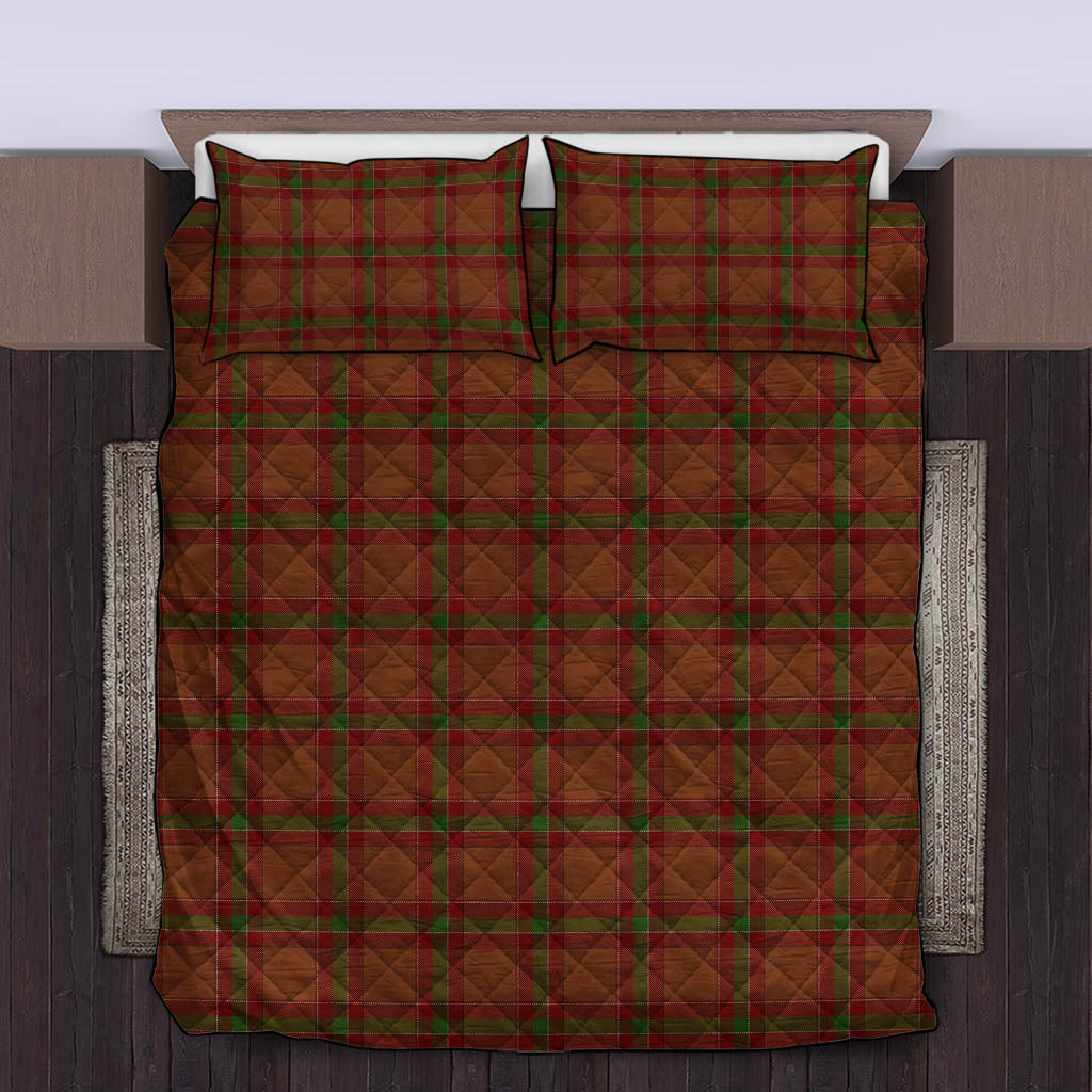 McBrayer Tartan Quilt Bed Set - Tartanvibesclothing