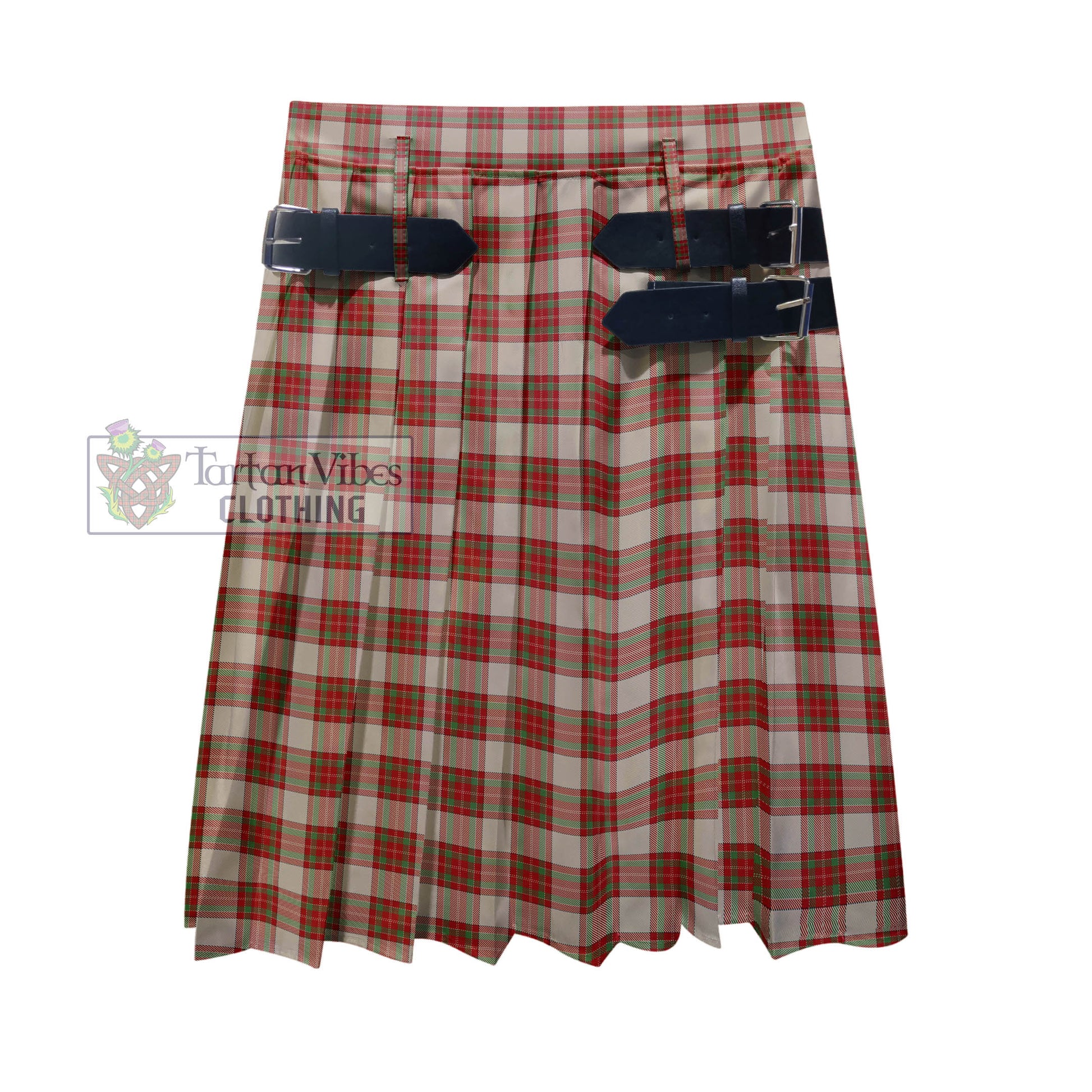 Tartan Vibes Clothing McBrayer Dress Tartan Men's Pleated Skirt - Fashion Casual Retro Scottish Style