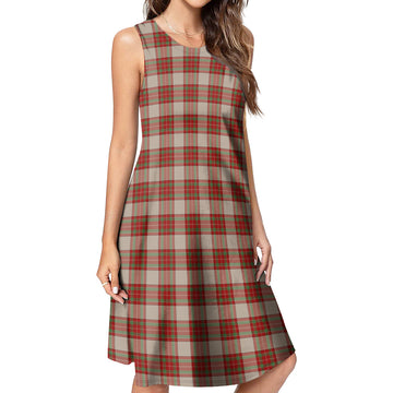 McBrayer Dress Tartan Womens Casual Dresses