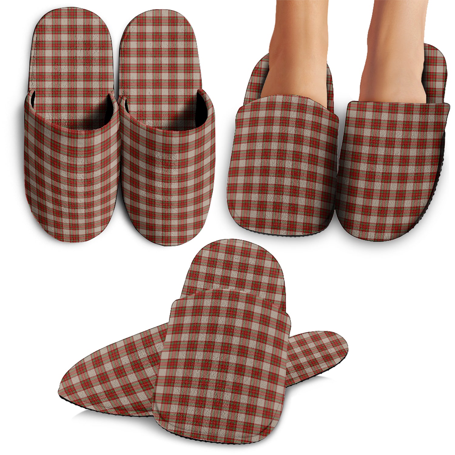 McBrayer Dress Tartan Home Slippers - Tartanvibesclothing