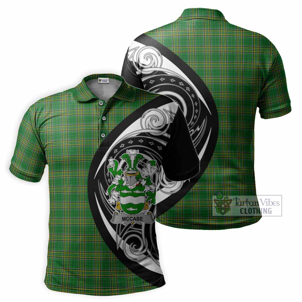 McCabe Irish Clan Polo Shirt Celtic Circle Style - Tartan Vibes Clothing