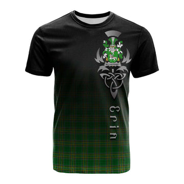 McCafferey Irish Clan Cotton T-shirt with Coat of Arms Erin Go Bragh Celtic Inspired Kid's Shirt - Tartan Vibes Clothing