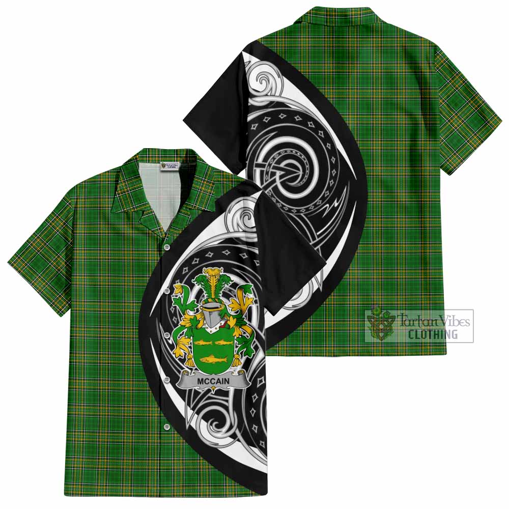 McCain Irish Clan Hawaiian Shirt Celtic Circle Style - Tartan Vibes Clothing