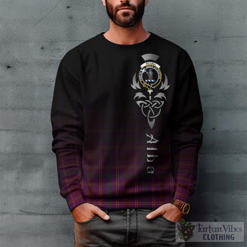 McCall (Caithness) Tartan Sweatshirt Featuring Alba Gu Brath Family Crest Celtic Inspired