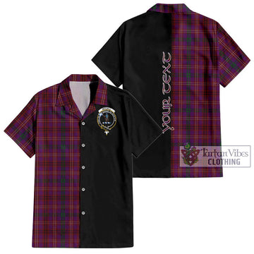 McCall (Caithness) Tartan Hawaiian Shirt with Family Crest and Half Of Me Style Kid - Tartan Vibes Clothing