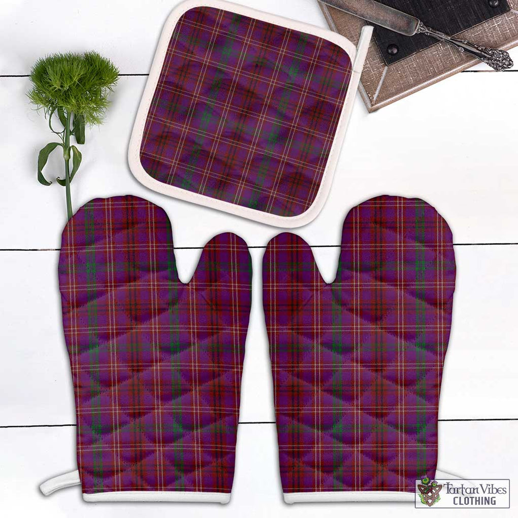 McCall (Caithness) Tartan Combo Oven Mitt & Pot-Holder White - Tartan Vibes Clothing