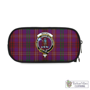 McCall (Caithness) Tartan Pen and Pencil Case with Family Crest One Size 4.13*8.74 inch - Tartan Vibes Clothing