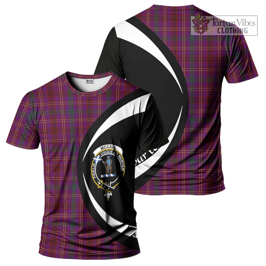 McCall (Caithness) Tartan T-Shirt with Family Crest Circle Style Kid's Shirt - Tartan Vibes Clothing