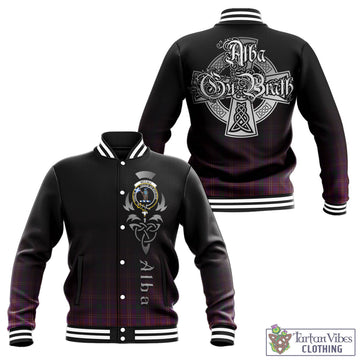 McCall (Caithness) Tartan Baseball Jacket Featuring Alba Gu Brath Family Crest Celtic Inspired