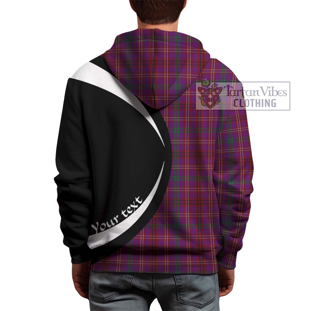 Tartan Vibes Clothing McCall (Caithness) Tartan Hoodie with Family Crest Circle Style