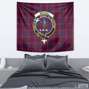 McCall (Caithness) Tartan Tapestry Wall Hanging and Home Decor for Room with Family Crest - Tartan Vibes Clothing