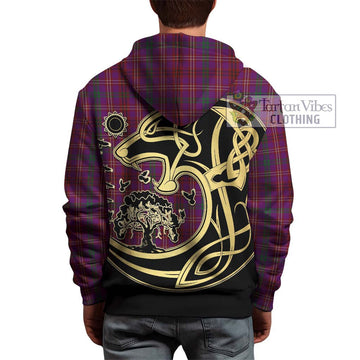 McCall (Caithness) Tartan Hoodie with Family Crest Celtic Wolf Style - Tartan Vibes Clothing