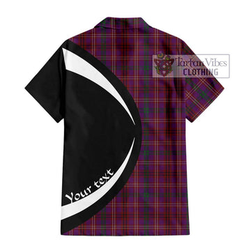 McCall (Caithness) Tartan Hawaiian Shirt with Family Crest Circle Style - Tartan Vibes Clothing