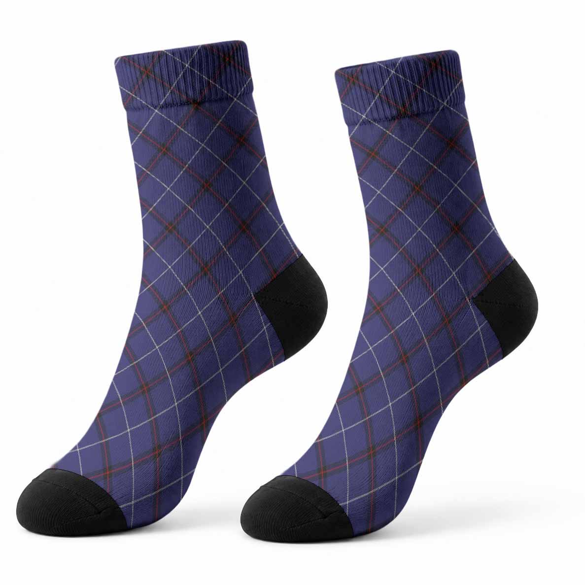 McCallie Tartan Crew Socks Cross Style - Tartan Vibes Clothing