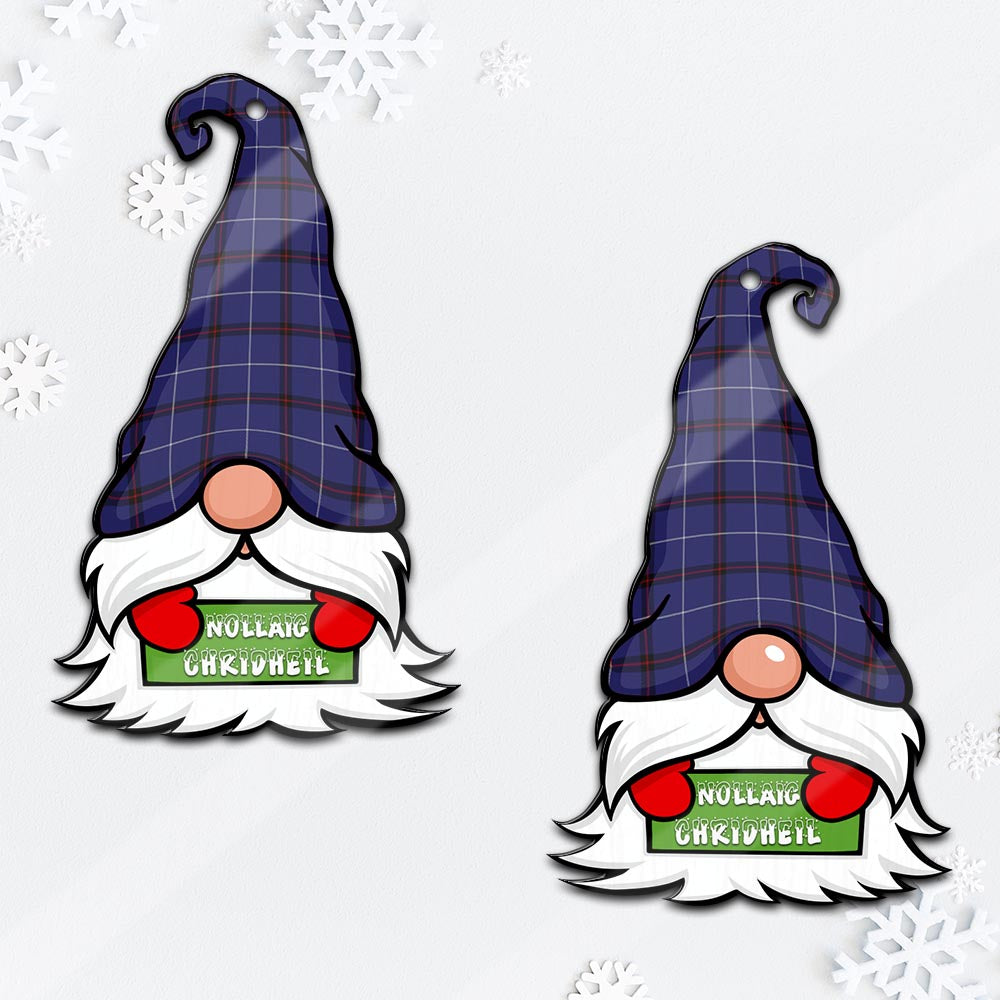 McCallie Gnome Christmas Ornament with His Tartan Christmas Hat - Tartan Vibes Clothing