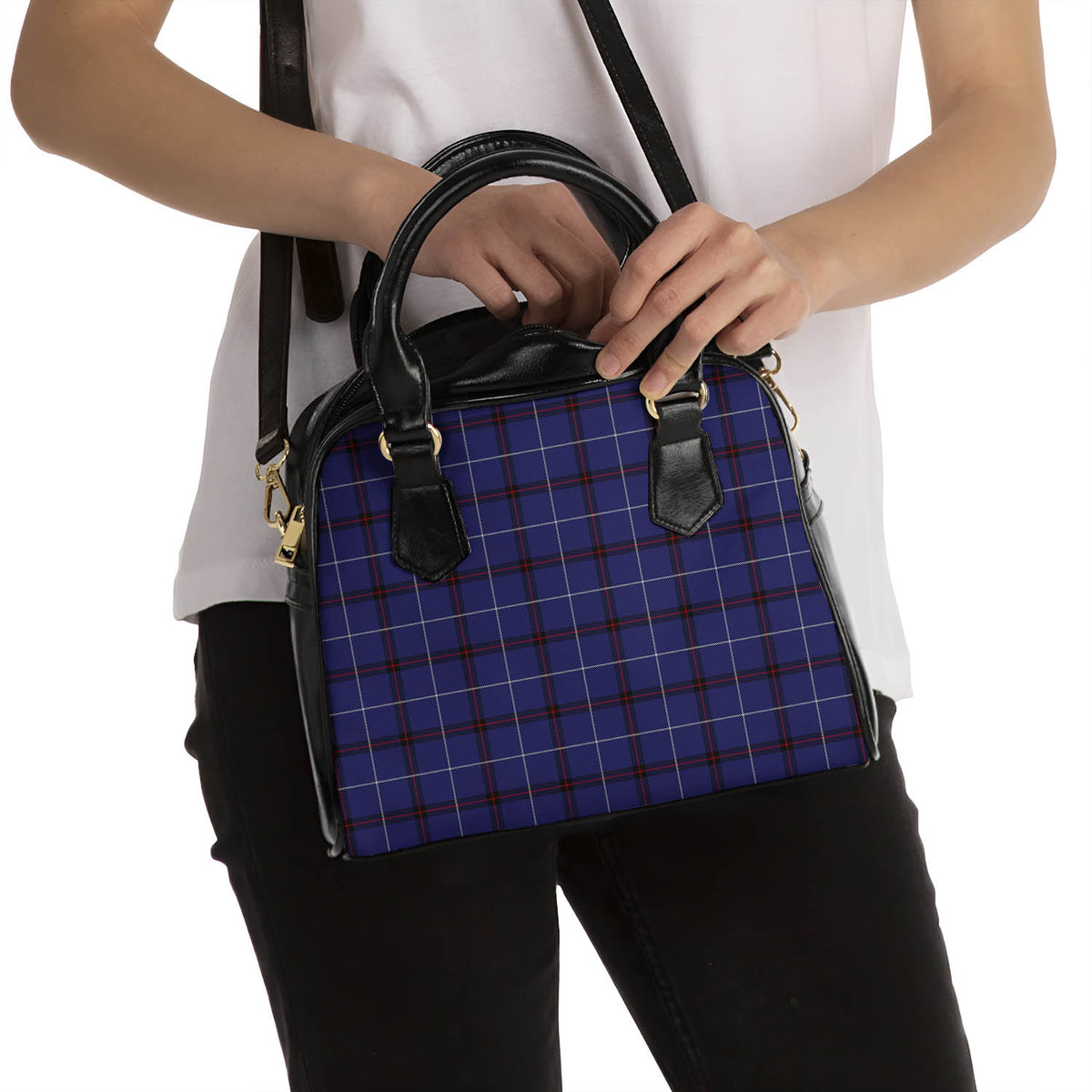 McCallie Tartan Shoulder Handbags - Tartan Vibes Clothing